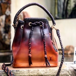 Auth Louis Vuitton LE Nomad Mini Noè Custom Ombré
